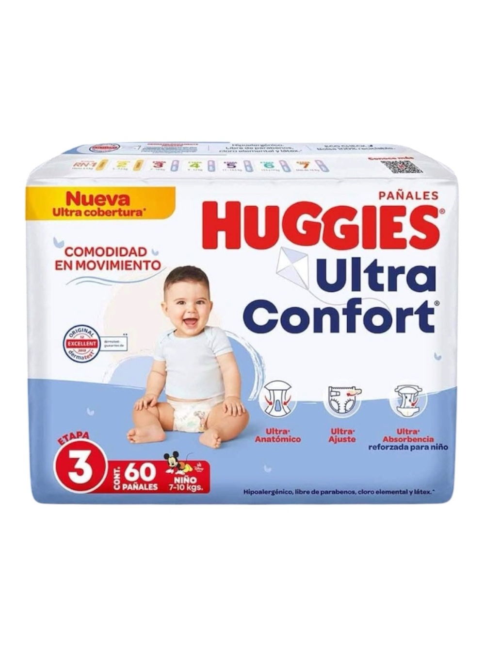 🍼 HUGGIES ULTRACOMFORT DIAPERS SIZE 3 (BOY) 🍼